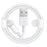 3.3' USB Type A-to-Lightning Charging Cable - White